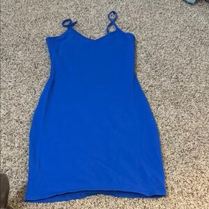 Vibrant Blue Sleeveless Dress